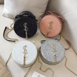 sequin crossbody women bag